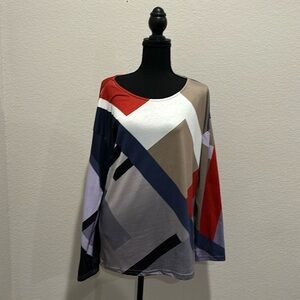 Noracora Women’s Multicolored Top Long Sleeve.